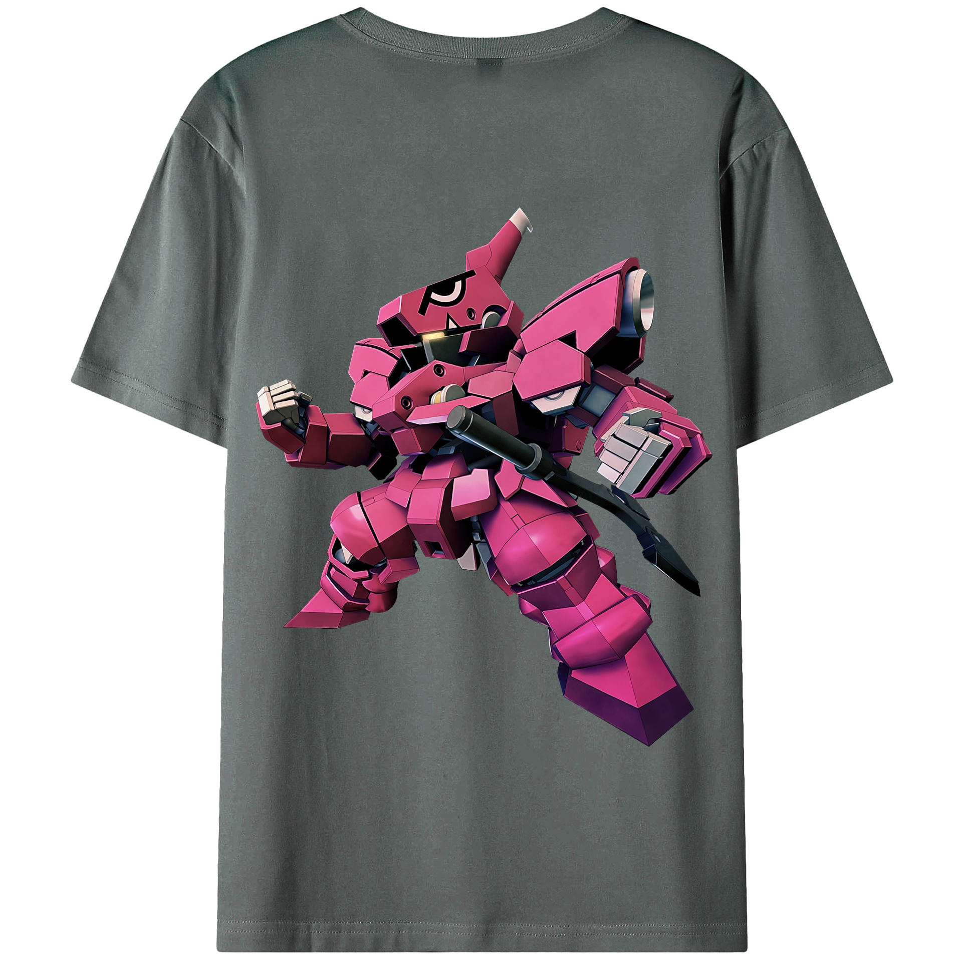 （画像用） 機動戦士ガンダム Mobile Suit Gundam 綿100％半袖Tシャツ（背面プリント）